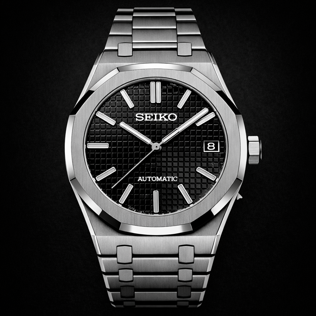 SeikOak Noir – Seiko mod style Royal Oak | Noctys Watches – Noctys ...